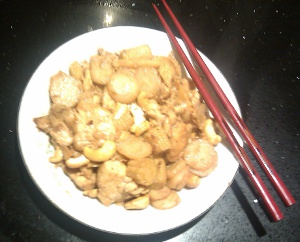 chicken with cashews